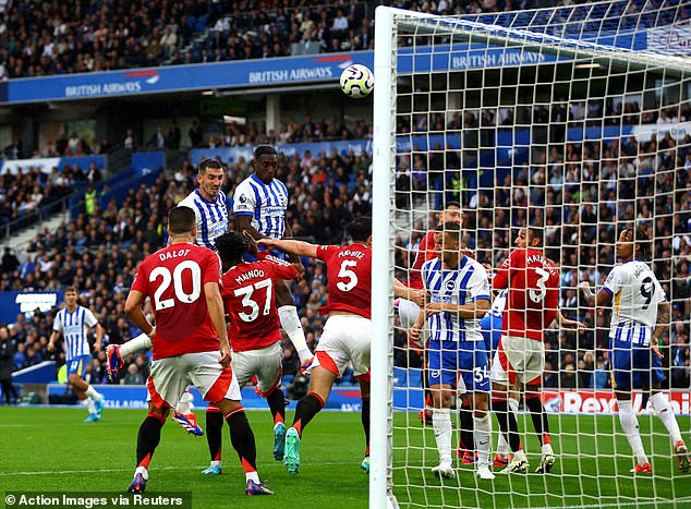 Former Manchester United striker Danny Welbeck broke the deadlock in the first half