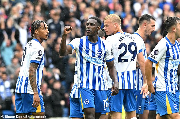 Rises above Harry Maguire and Co and scores a well-placed header against Onana