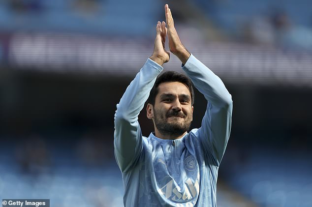 Former City captain Ilkay Gundogan was the main attraction, coming off the bench to return