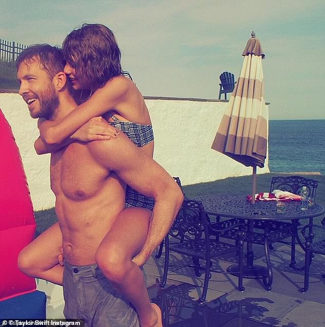 The Reputation hitmaker has been photographed making out with former flames in her home over the years, including ex Calvin Harris (pictured in 2015)