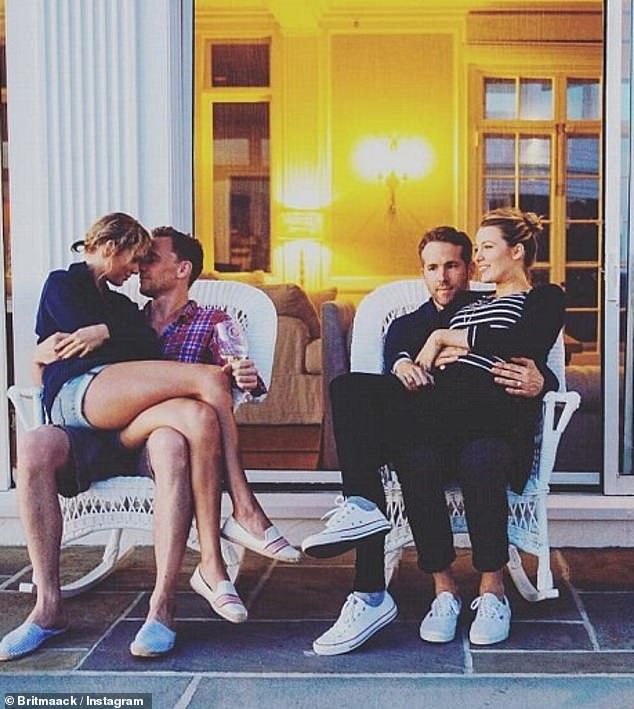 In 2016, she was spotted getting cozy with her then-boyfriend Tom Hiddleston in an adorable couples photo featuring best friend Blake Lively and her husband Ryan Reynolds