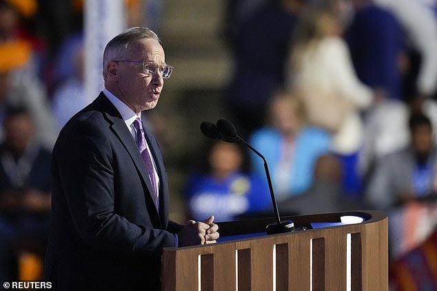 Mayor John Giles of Mesa, AZ spoke at the DNC. He is part of the group Republicans for Harris