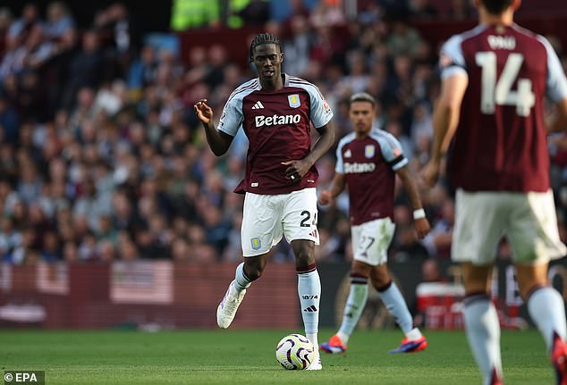 Amadou Onana meanwhile hit the crossbar and was a driving force in Villa's midfield throughout the match.