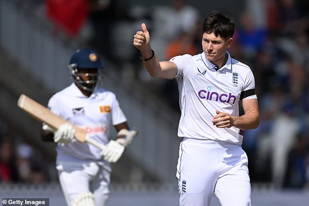 Matthew Potts was England's best bowler during Sri Lanka's second innings at Old Trafford