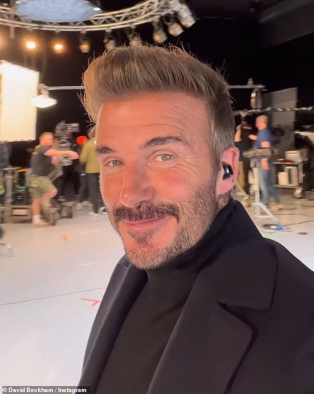 It's not the first time David has left fans shocked this week when he showed off his youthful appearance in his latest behind-the-scenes Instagram video on Thursday