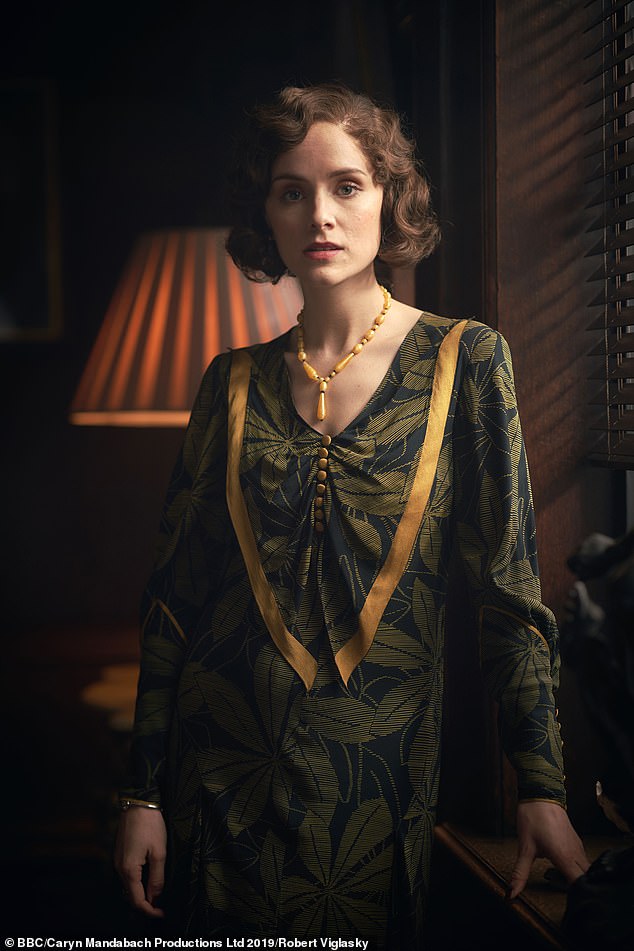 Sophie Rundle pictured as Ada Shelby in BBC programme Peaky Blinders