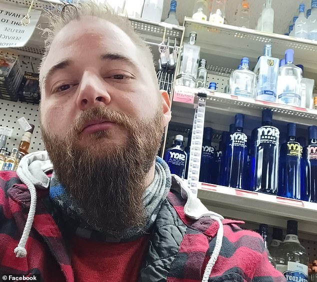 Payden David Guy Cosper, 31, (pictured) and Wyatt Clifford Fain, 37, are each charged with injury to and destruction of government property and aiding and abetting.