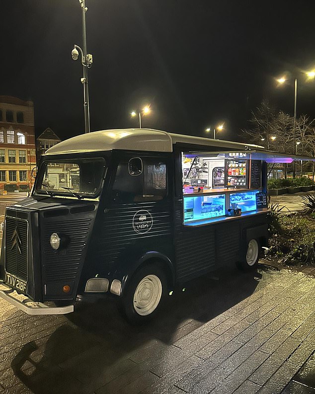 The owner of the Little Blue Van in Oxford, where Peter likes to buy coffee in his home town, has to pay £8,715 a year to park outside the train station