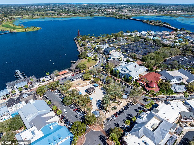 Pictured: The Lake Sumter Landing Market Square, one of the social hubs of The Villages