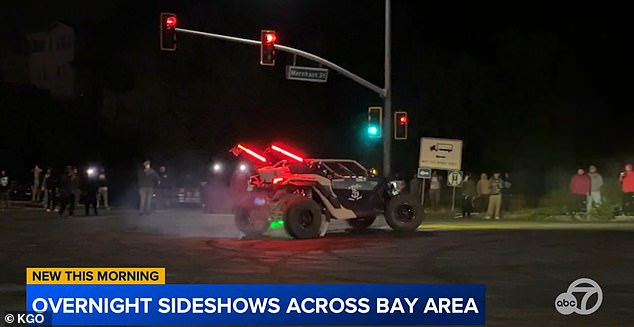 Footage from another fair in Crockett shows an ATV doing donuts