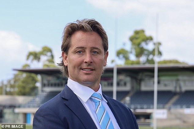 Cronulla Sharks chairman Steve Mace (pictured) was one of the first on the scene