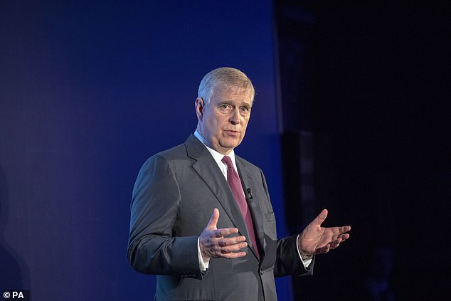 The Duke of York as he hosted a Pitch@Palace event at Buckingham Palace in London in June 2019