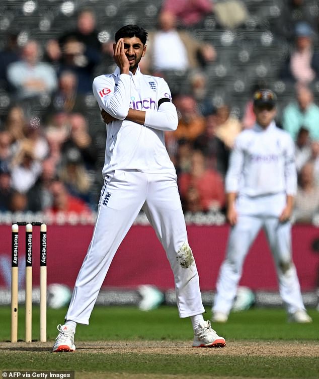 England bowler Shoaib Bashir failed to bowl a single maiden during Sri Lanka's second innings