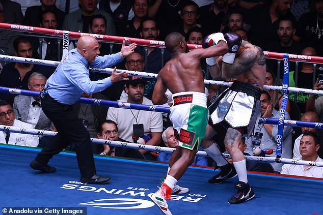 Shortly after the call, the referee was replaced and a third man entered the ring