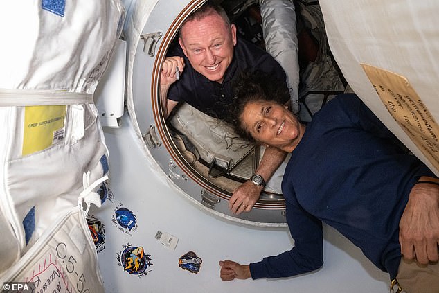 Commander Barry 'Butch' Wilmore and pilot Sunita 'Suni' Williams have been stuck on the ISS since June due to technical problems with Boeing's Starliner