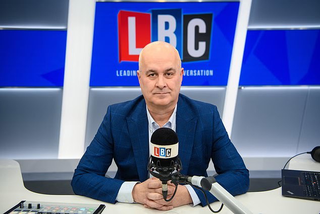 Iain Dale, 62, hosts the Evening Show on LBC Radio