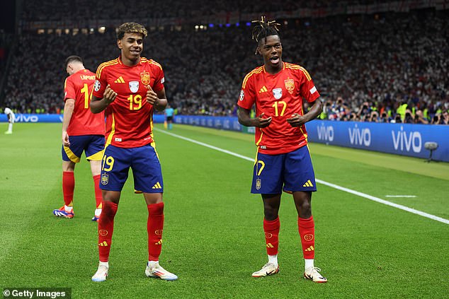 Yamal and Williams both played prominent roles in Spain's success at Euro 2024