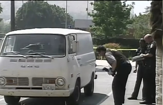 Pictured: The stolen vehicle in which Mix abducted the five-year-old girl in June 2003