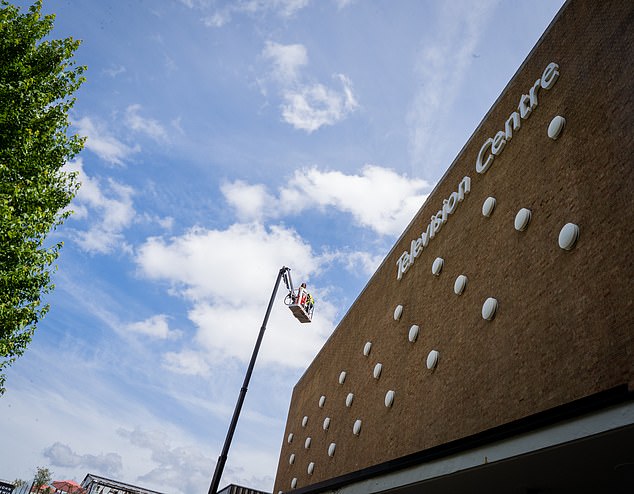 This is the first ever time a promo has been filmed on the roof of London's iconic Television Centre