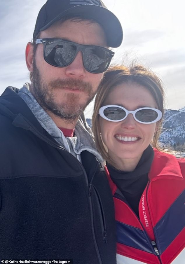 Pratt wore large black sunglasses and a black trucker hat in the photo he shared on his Instagram Story. 