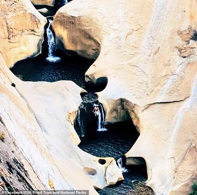 The three friends and 13 others were almost at the end of their walk when Jeannine decided to jump into a 'small pool' from a distance of 1.20 meters. (Photo: Seven Teacups trail)