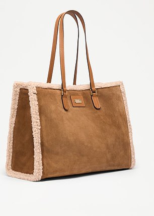 Suede bag, £345, russelland bromley.co.uk