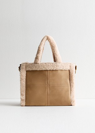 Suede shoulder bag with scalloped edge, £24.99, newlook.com