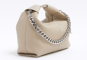 Chain Handle Clutch, £32, riverisland.com