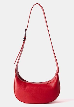 Leather shoulder bag, £119, mintvelvet.com