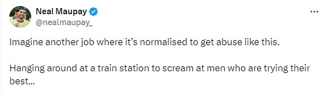 Maupay lashed out at the abuse after footage of the incident emerged on social media