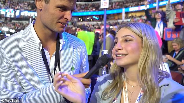 Lionel McGloin (pictured left) spoke with a young woman who shared the secret to working in Democratic politics in Washington: Republican men are more attractive than left-leaning men, but the GOP men 'are bad'