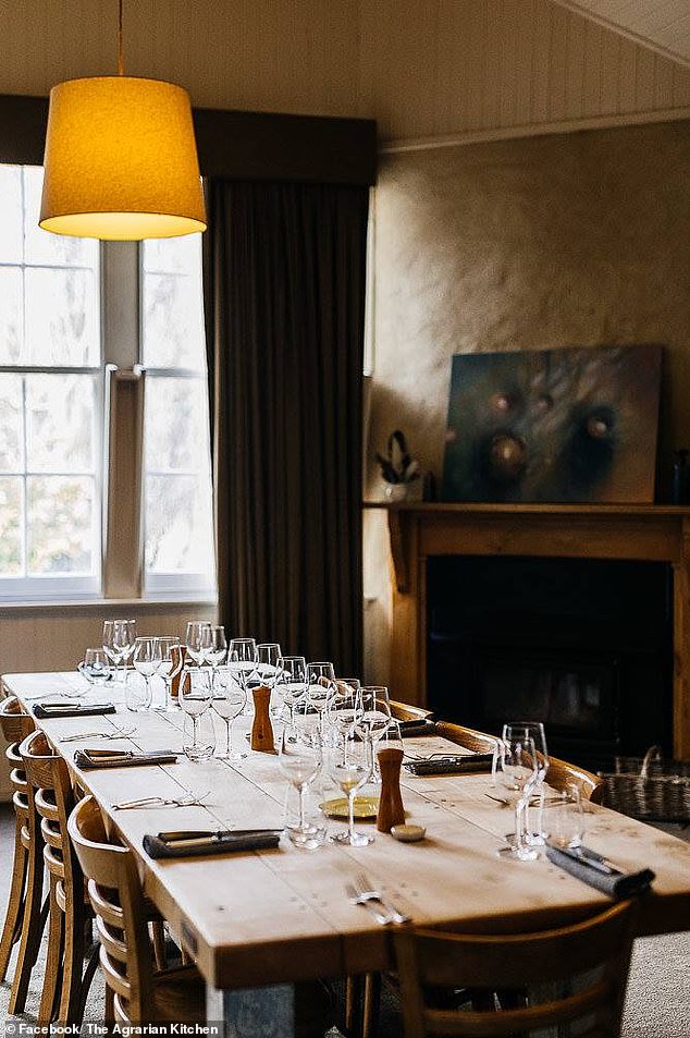 The cozy and enveloping interior is a perfect setting for the best dinners in the country