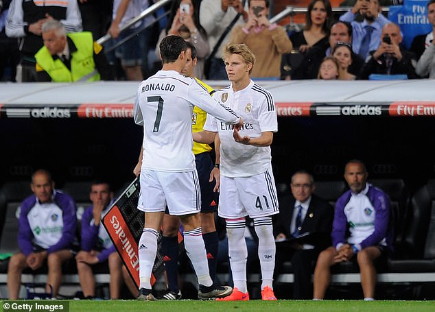 Odegaard's decision to sign for Real Madrid appeared to backfire when he was sent out on loan