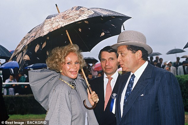 Jocelyn rose to international fame after her divorce from Alec, a famous art dealer, right, in the 1990s. She claims his infidelity led her to file for divorce