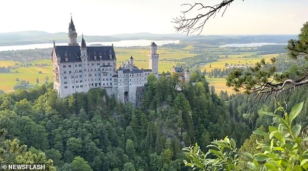 The tragic fall is said to have taken place near the picturesque Neuschwanstein Castle, which is said to have inspired Walt Disney's Sleeping Beauty, as the Czech gymnast was trying to take the perfect Instagram photo.