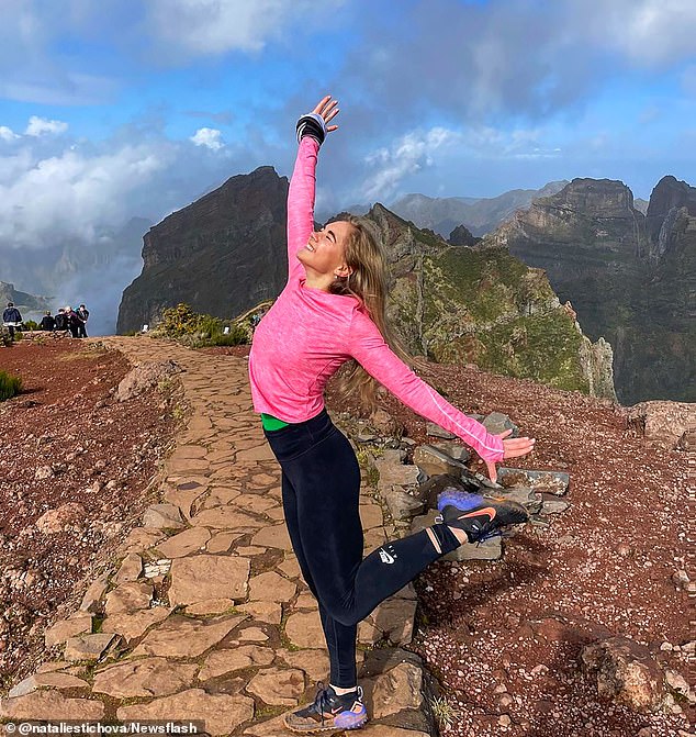 Natalia posted a photo of her hike to Pico do Arieiro on her Instagram account