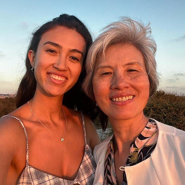 Her mother Liora (right), who had stage four cancer, feared she would not live long enough to see her daughter again and begged Hamas to release her and the Israeli and US governments to bring her home.