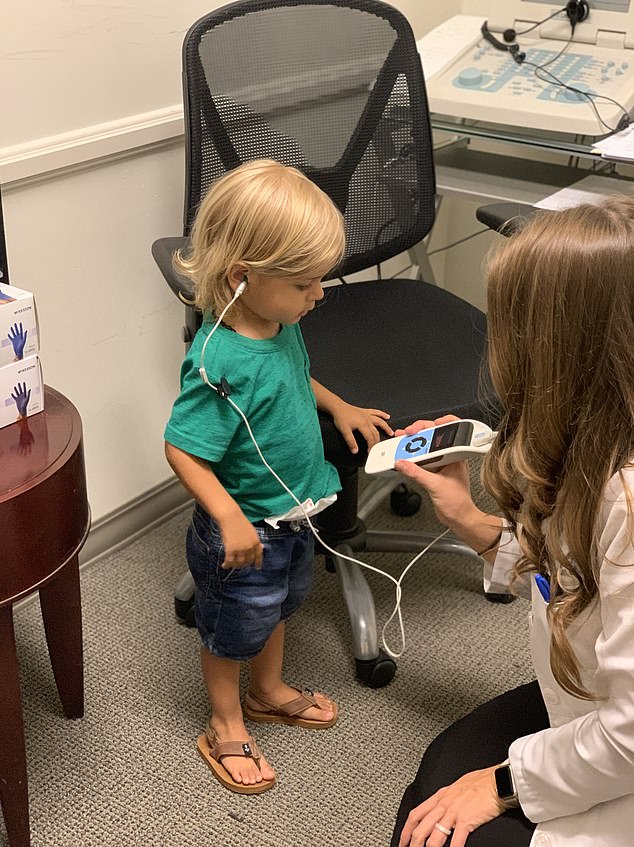 Mrs. Deyette took her son to speech therapy and had him tested for autism