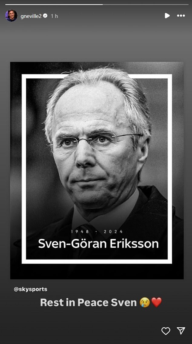 1724676769 946 England lead tributes to former Three Lions boss Sven Goran Eriksson