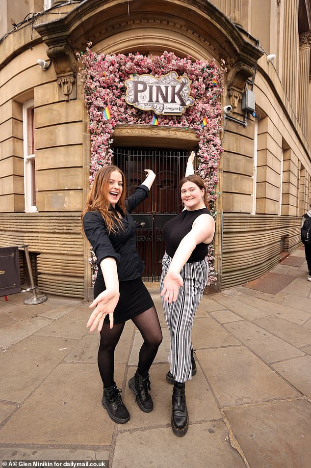 Lilli Duplock, 22, and Emily Porter, 25, from the Pink Cocktail Bar on St Helen's Square said it was 'great' news