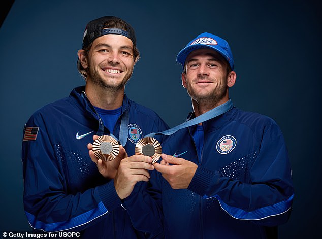 More than ten years later, Fritz and Paul won Olympic bronze in the men's doubles in Paris