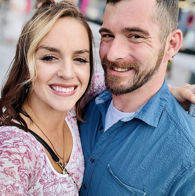 Branna Swindell (left) has disappeared from Austin, Texas and her family fears she is with her ex-boyfriend Morgan Guidry (right), who they say is 'violent'