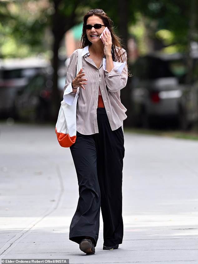 The cover girl is said to have spoken to her daughter Suri Cruise as it is the teen's first day of school at her university, Carnegie Mellon University in Pittsburgh, Pennsylvania.