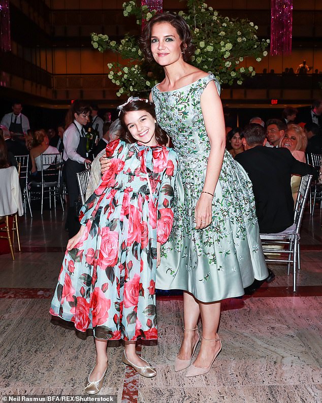 Holmes and Suri Cruise at the American Ballet Theater Spring Gala in New York City in 2018