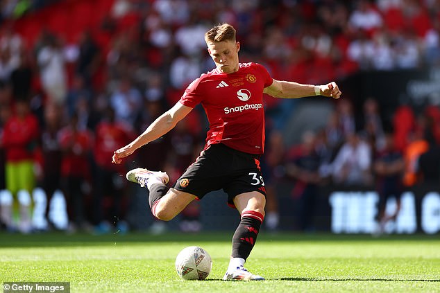 McTominay is set to leave his boyhood club after United agreed a £26million transfer fee for the midfielder