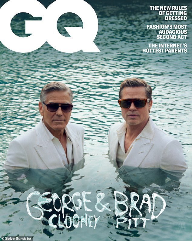 In a joint GQ interview with his pal Brad Pitt, George said: 'Quentin's been saying some shit about me recently, so I'm a bit annoyed with him. [Read the full interview in the September issue of British GQ, available on newsstands and via digital download from Tuesday 27th August]