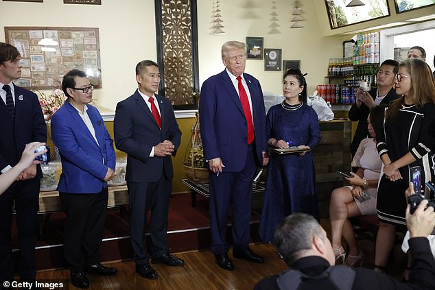 Trump even lashed out at Joe Biden when he praised the Vietnamese and said, “Where is he going?” just over a month after he dropped out of the race