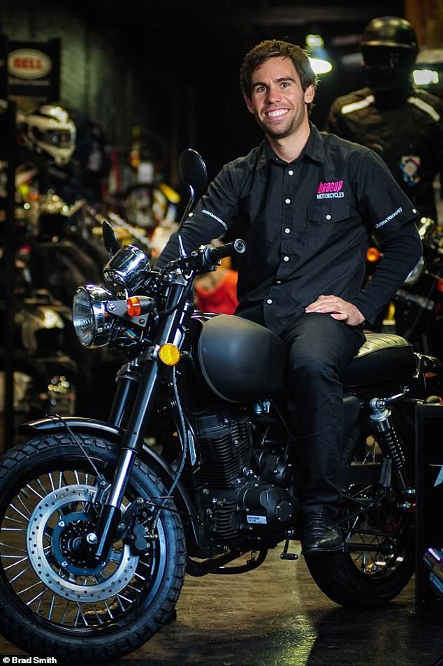 Braaap Motorcycles Pty Ltd was declared bankrupt by the New South Wales Supreme Court on August 7, owing 121 unsecured creditors at least $1.074 million (Mr Smith is pictured)