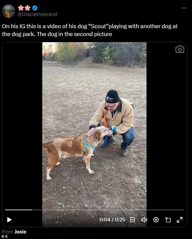 1724722501 700 Fury as Tim Walz shares two photos of his dog