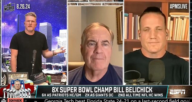 Belichick called the state 'Taxachusetts' and said high rates discouraged players from signing